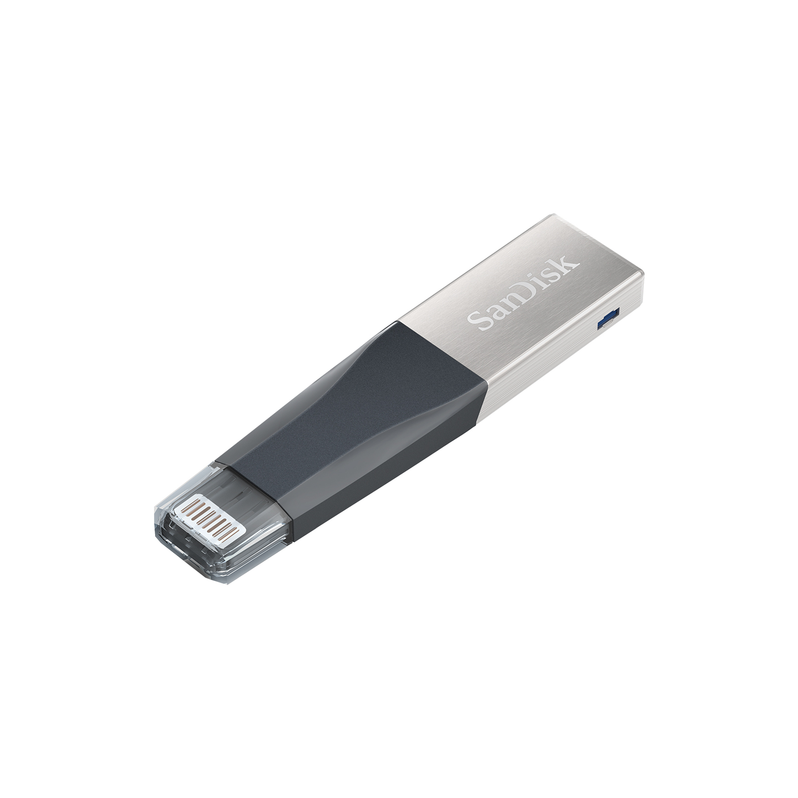 USB флеш накопитель SanDisk 128GB iXpand Mini USB 3.0/Lightning (SDIX40N-128G-GN6NE) изображение 4