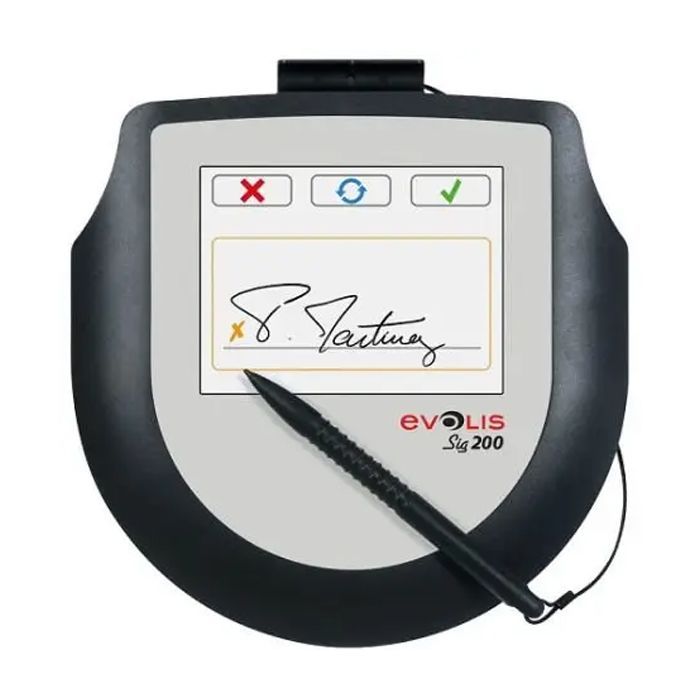Аксессуар к торговому оборудованию Evolis Кольоровий планшет Sig200 для електронного підпису, USB (ST-CE1075-2-UEVL) изображение 2