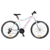 Велосипед Leon 26" HT-LADY 2018 AM 14G Vbr рама-16" Al бело-малиновый (OPS-LN-26-032)
