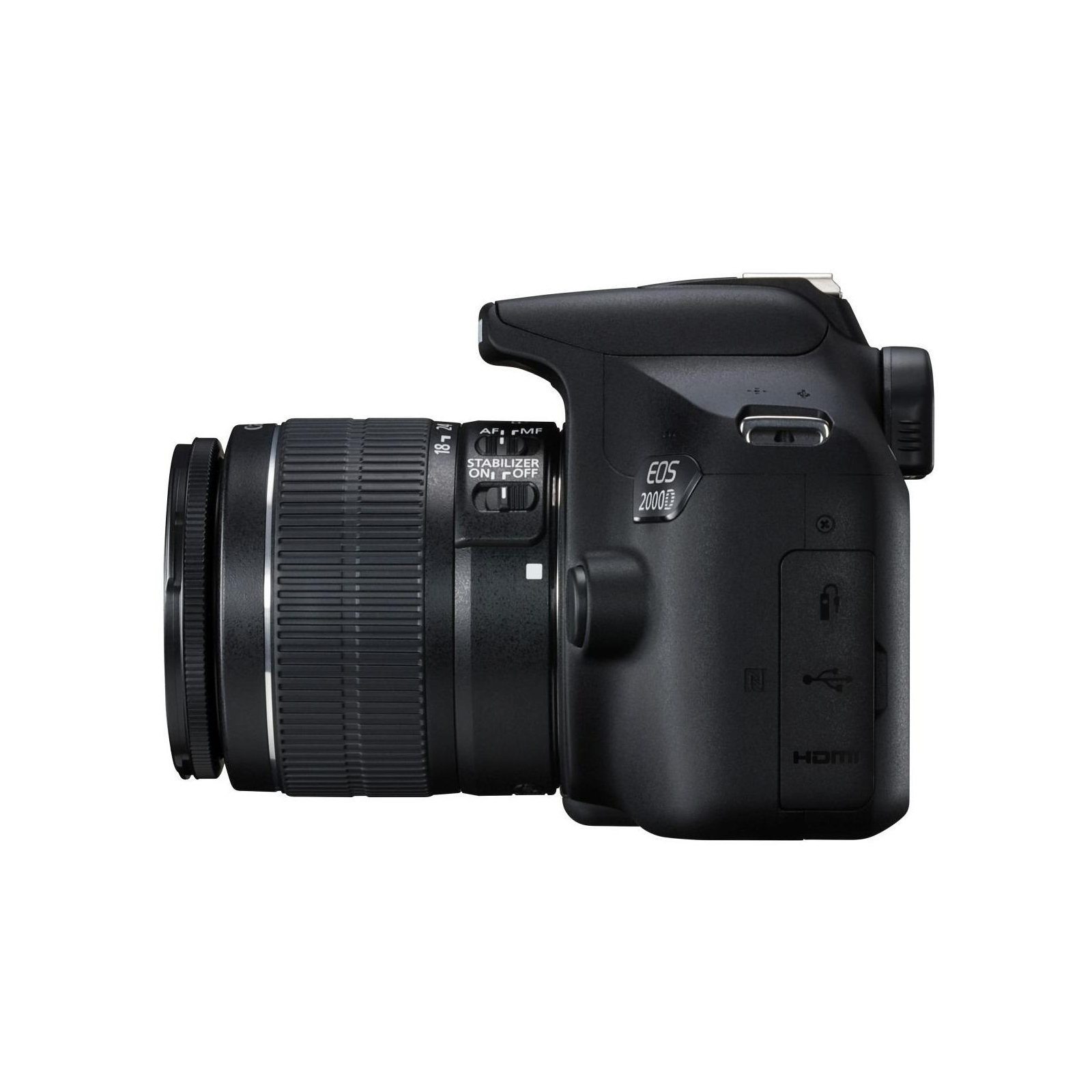 Цифровой фотоаппарат Canon EOS 2000D 18-55 IS II kit + сумка + SD 16GB (2728C015) изображение 4