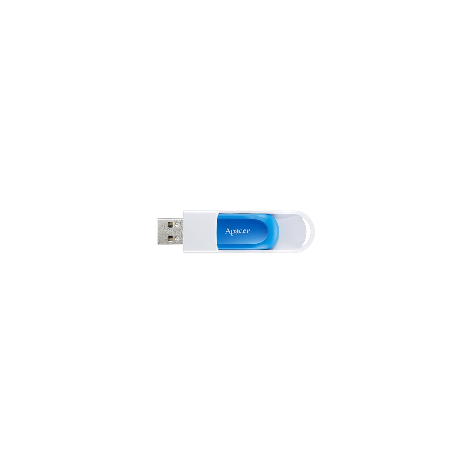 USB флеш накопитель Apacer 16GB AH23A White USB 2.0 (AP16GAH23AW-1) изображение 4