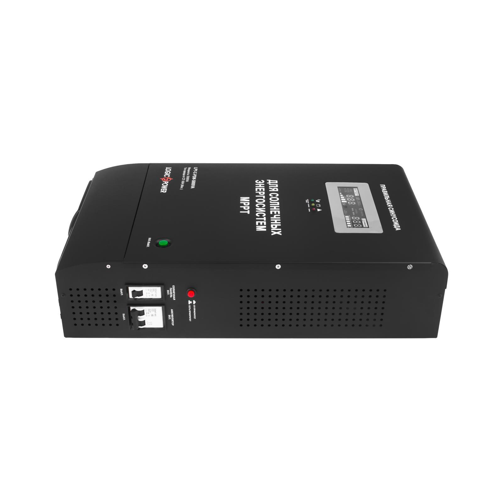 Пристрій безперебійного живлення LogicPower LPY-C-PSW- 5000VA, 48V, МРРТ контролер (4128) зображення 3
