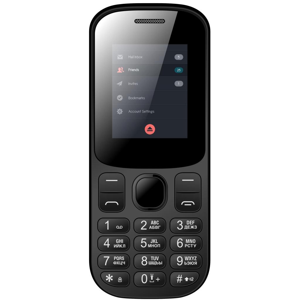 Мобільний телефон Nomi i185 Black-Blue