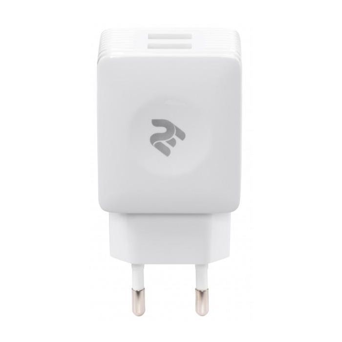 Зарядное устройство 2E Wall for 2 USB - DC5.0V/4.2 A, white (2E-WC4USB-W)