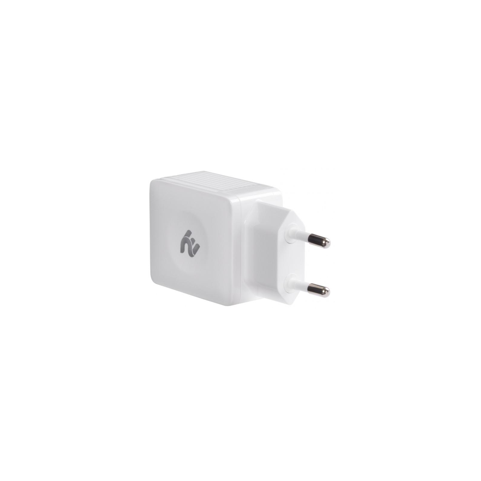 Зарядний пристрій 2E Wall for 2 USB - DC5.0V/4.2 A, white (2E-WC4USB-W) зображення 2