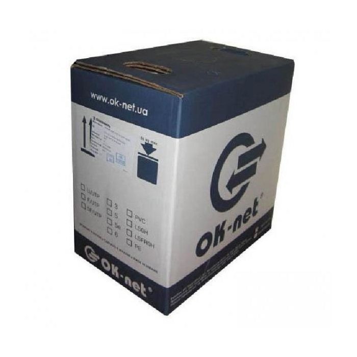 Кабель сетевой OK-Net UTP 305м Cat.6 4х2х0,54 Outdoor (КПП-ВП (250) 4х2х0,54) изображение 2