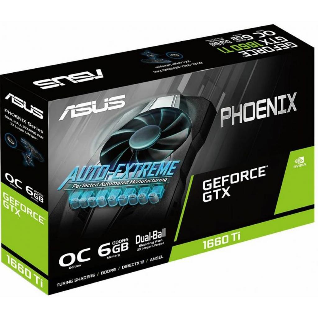 Видеокарта ASUS GeForce GTX1660 Ti 6144Mb PHOENIX OC (PH-GTX1660TI-O6G) изображение 6