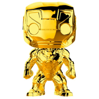 Фигурка для геймеров Funko Pop Железный человек серии "Золотой хром" 9.6 см (33434)