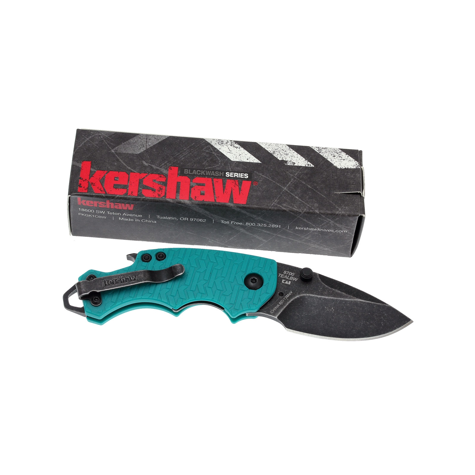 Нож Kershaw Shuffle голубой (8700TEALBW) изображение 8