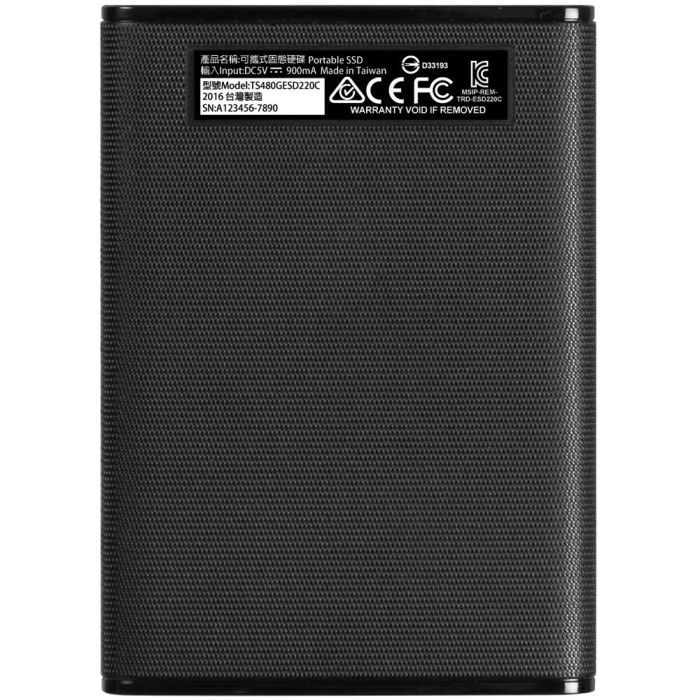 Накопитель SSD USB 3.1 480GB Transcend (TS480GESD230C) изображение 2
