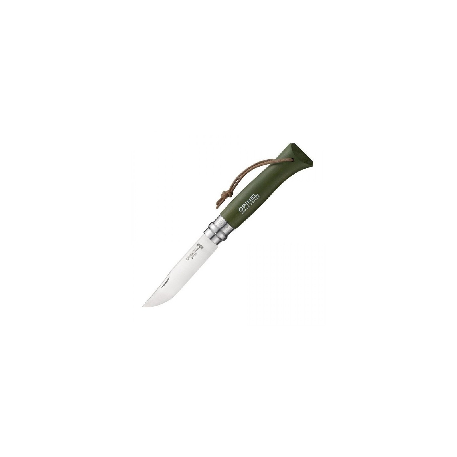 Нож Opinel №8 Inox VRI Trekking зеленый, без упаковки (001703) изображение 2