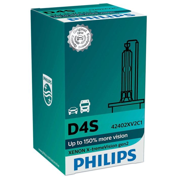 Автолампа Philips D4S X-tremeVision +150% gen2 1шт (42402XV2C1) изображение 4