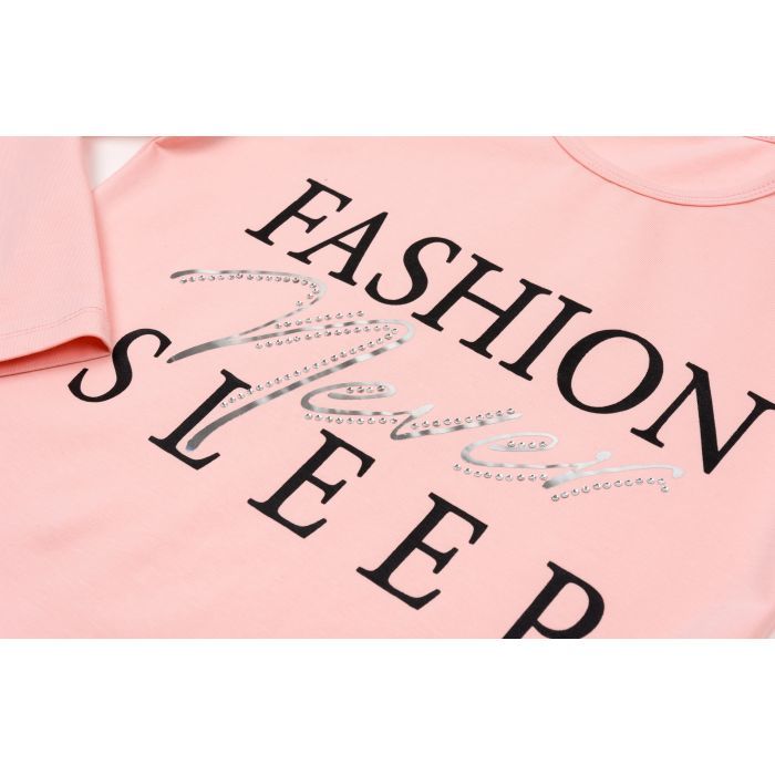 Кофта дитяча Breeze "FASHION NEVER SLEEP" (13537-164G-peach) зображення 3