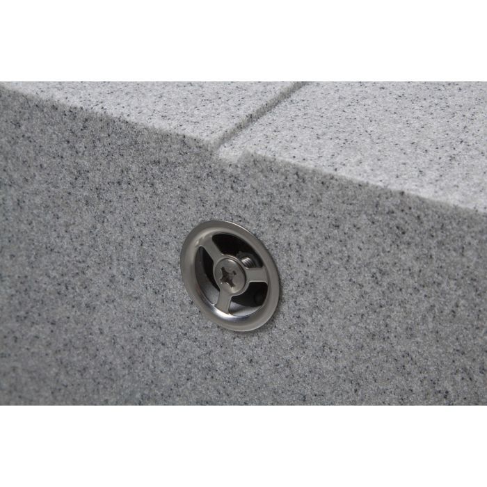 Мойка кухонная Ventolux STELLA (GRAY GRANIT) изображение 5