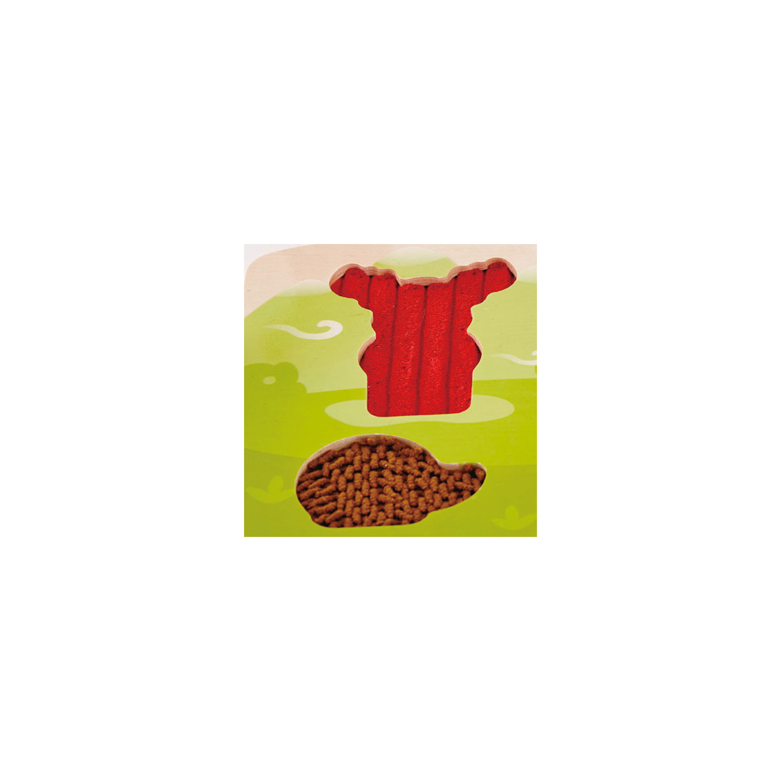 Развивающая игрушка Hape Пазл тактильный Лесные животные (E1621) изображение 4