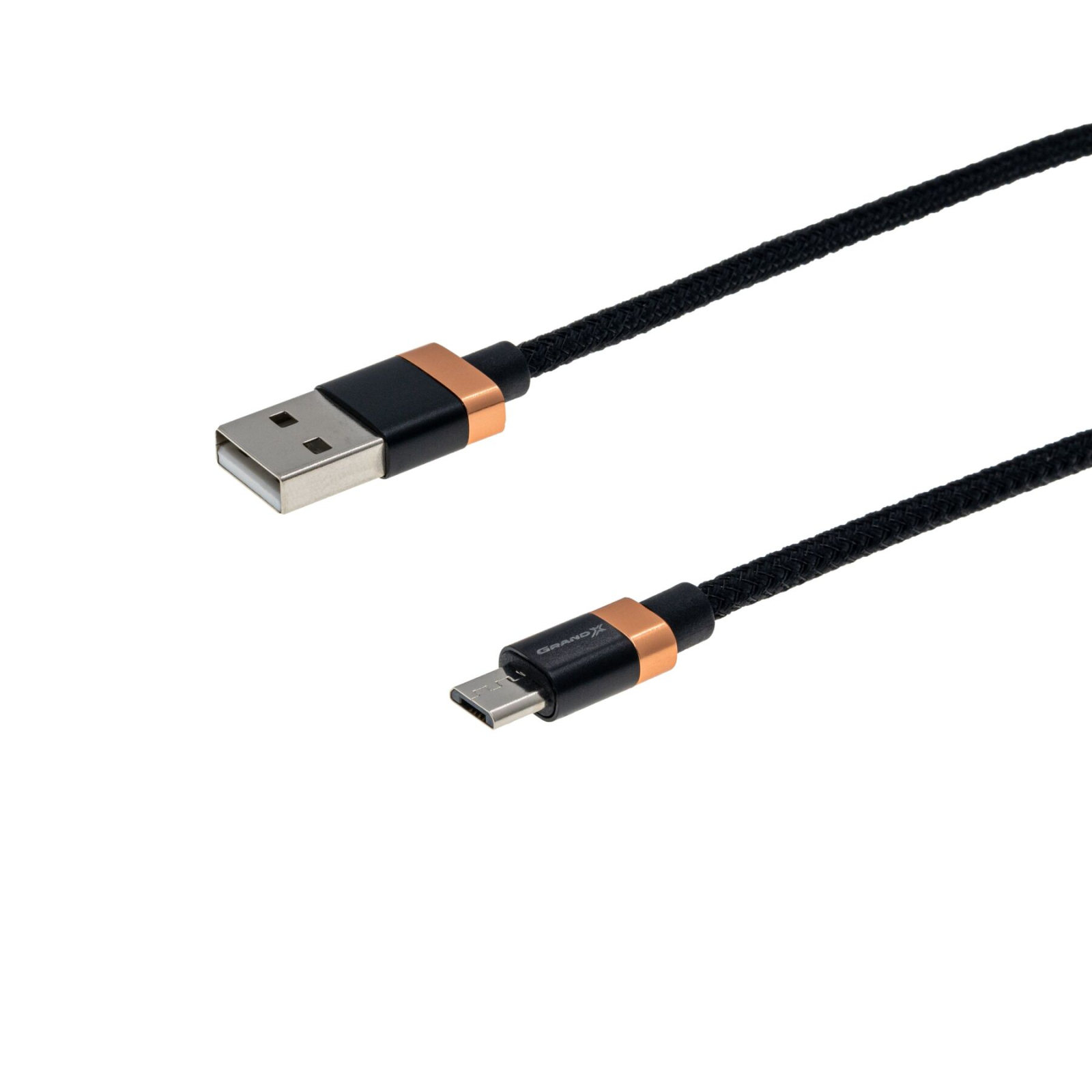 Дата кабель USB 2.0 AM to Micro 5P 1.0m Grand-X (FM07CB) изображение 2