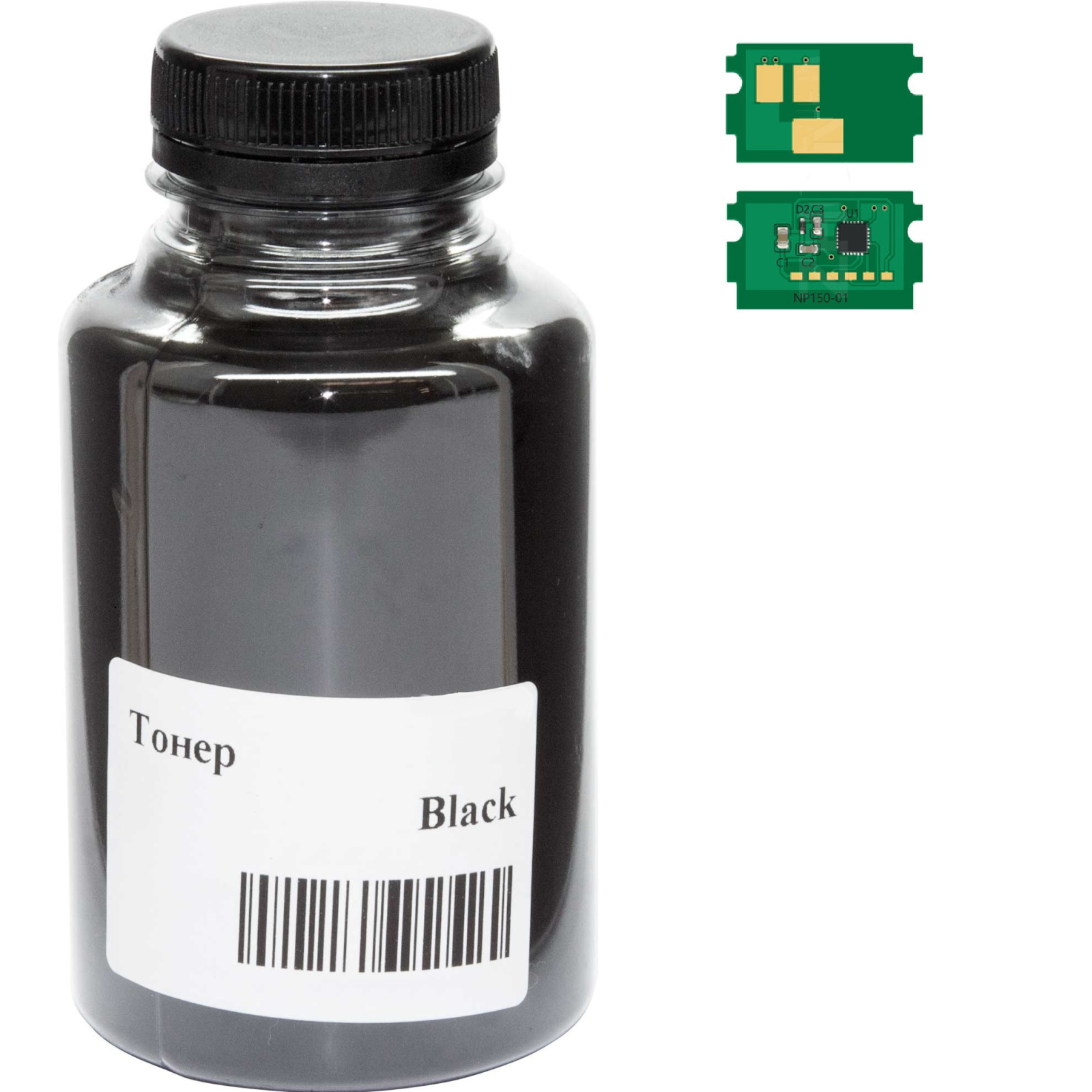 Тонер Kyocera TK-5240, 120г Black +chip AHK (3203560)