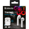 Навушники Defender Twins 630 TWS Bluetooth White (63630) зображення 6