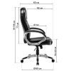 Офісне крісло GT Racer X-2852 Classic Black зображення 8