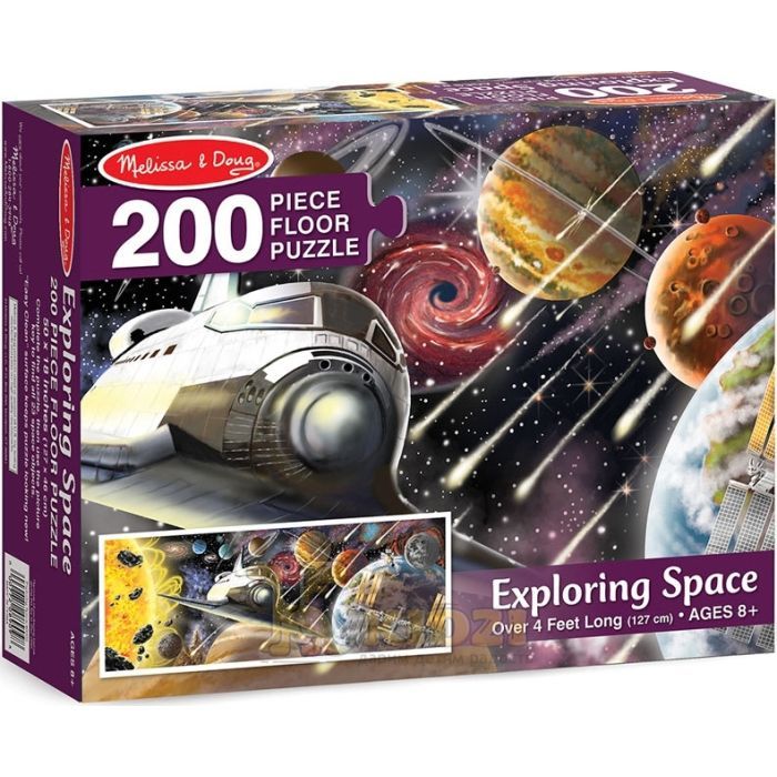 Пазл Melissa&Doug Мега "Дослідження космосу", 200 елементів (MD8909) зображення 4