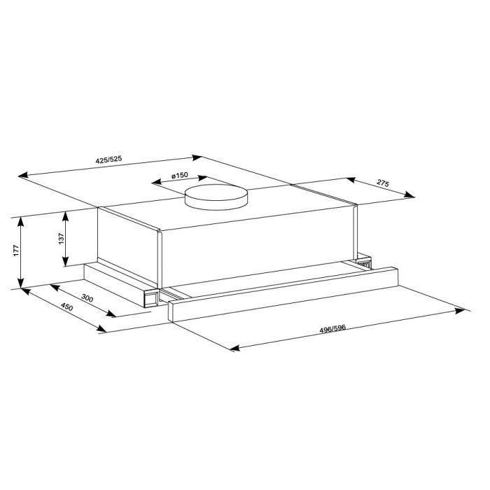 Вытяжка кухонная Eleyus LOTUS 1000 50 INOX изображение 12