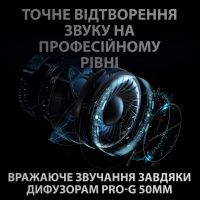 Наушники Logitech G PRO X Wireless Lightspeed Black (981-000907) изображение 5