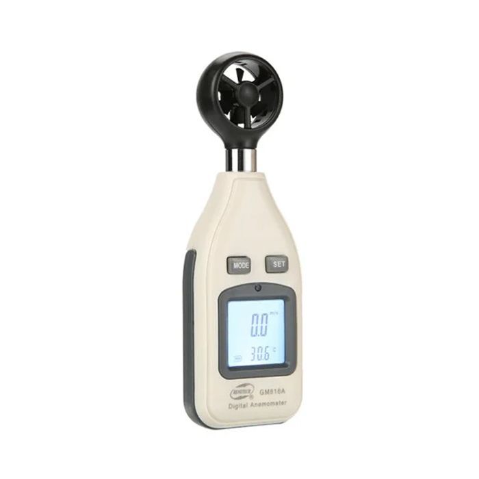 Анемометр Benetech цифровой 0,1-30м/с, -10-45°C (GM816A)