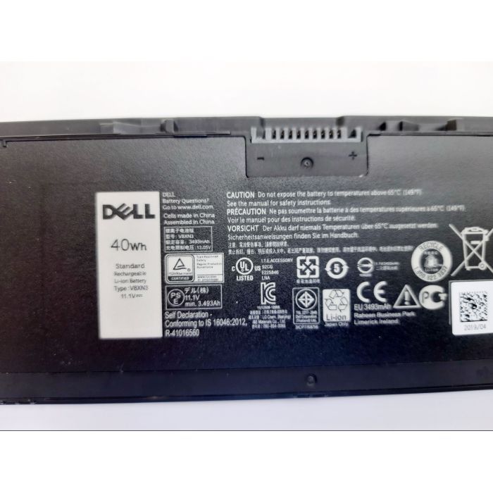 Аккумулятор для ноутбука Dell Latitude E7540 V8XN3, 40Wh (3493mAh), 3cell, 11.1V, Li-ion (A47536) изображение 3