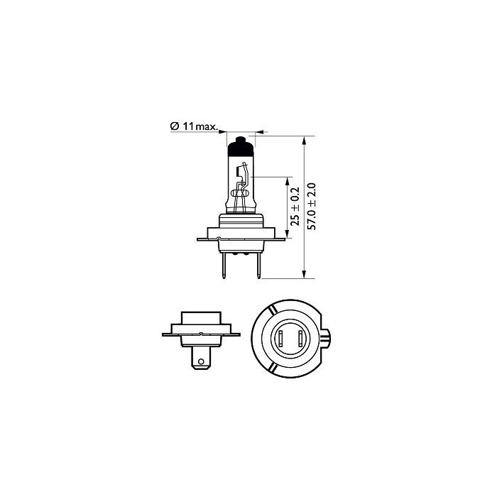 Автолампа Philips галогенова 55W (12972 LLECO S2) зображення 3
