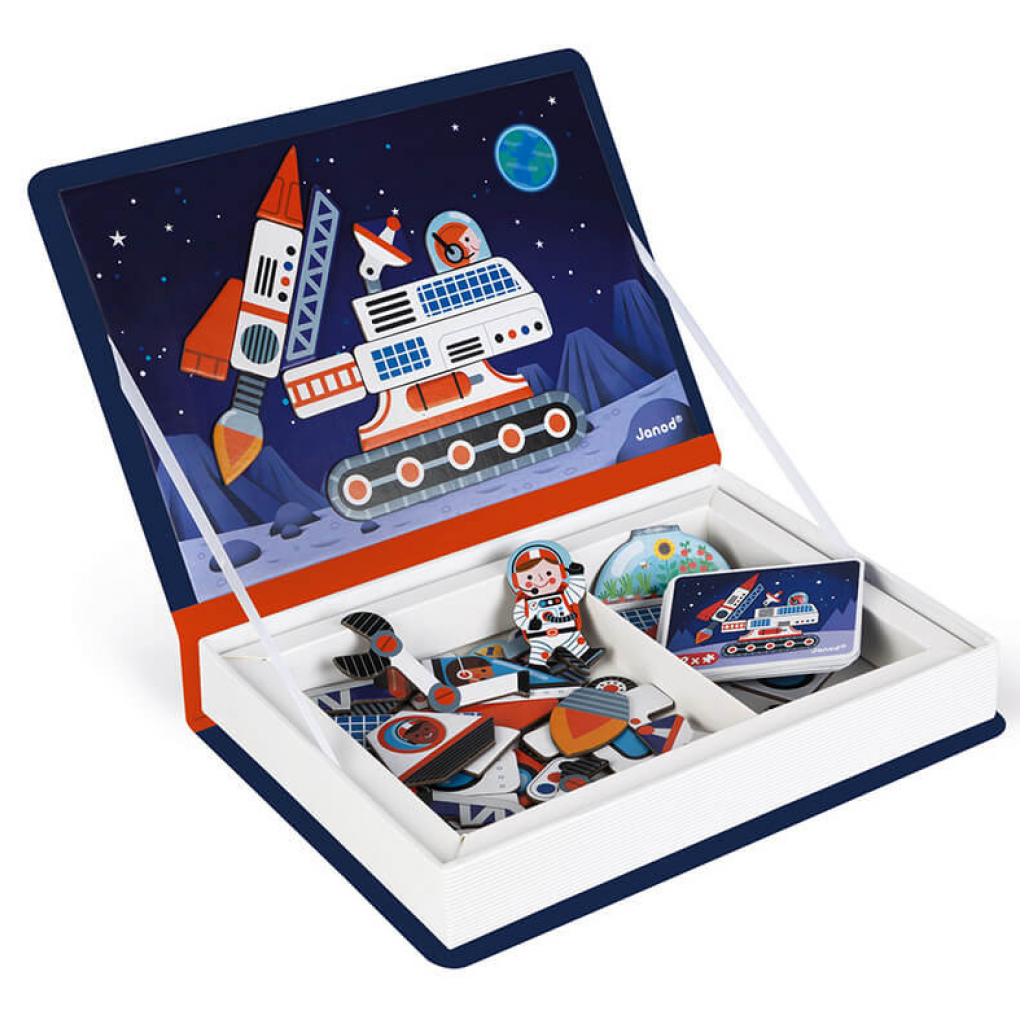 Развивающая игрушка Janod Магнитная книга Космос (J02589) изображение 3