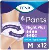 Подгузники для взрослых Tena Pants Plus Night трусы ночные Размер Medium 12 шт (7322540839913_7310361167124)