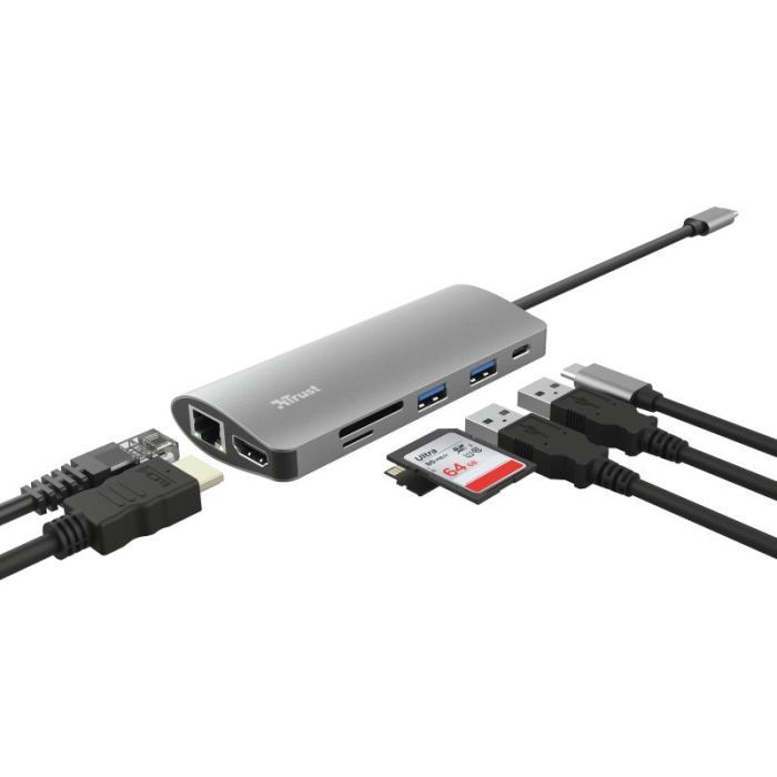 Концентратор Trust DALYX 7-IN-1 USB-C ALUMINIUM (23775_TRUST) изображение 6