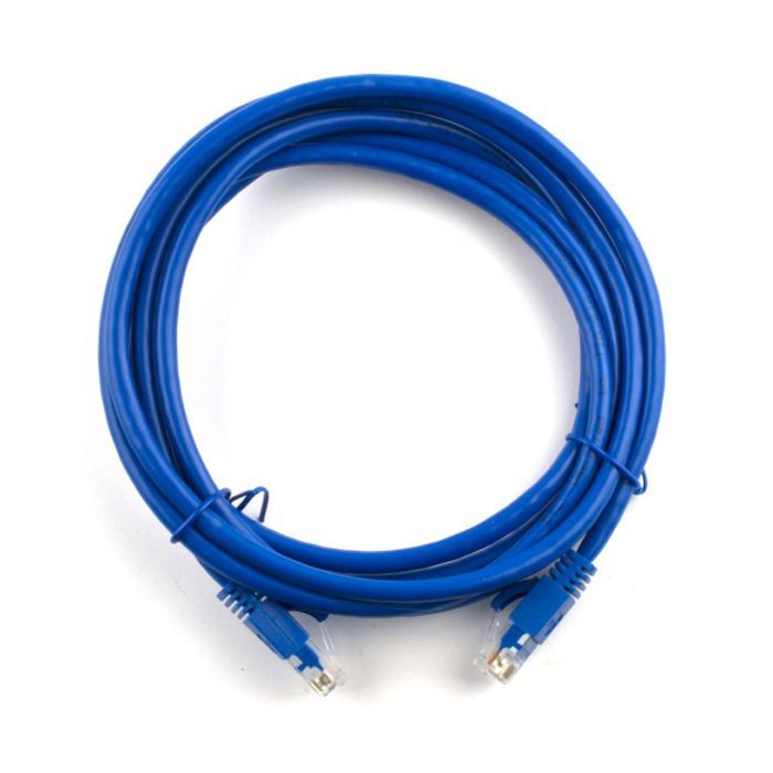 Патч-корд 2м, RJ-45, Cat.5e, CU, медь, синий Ritar (PCR-CU/2Be / 04275)