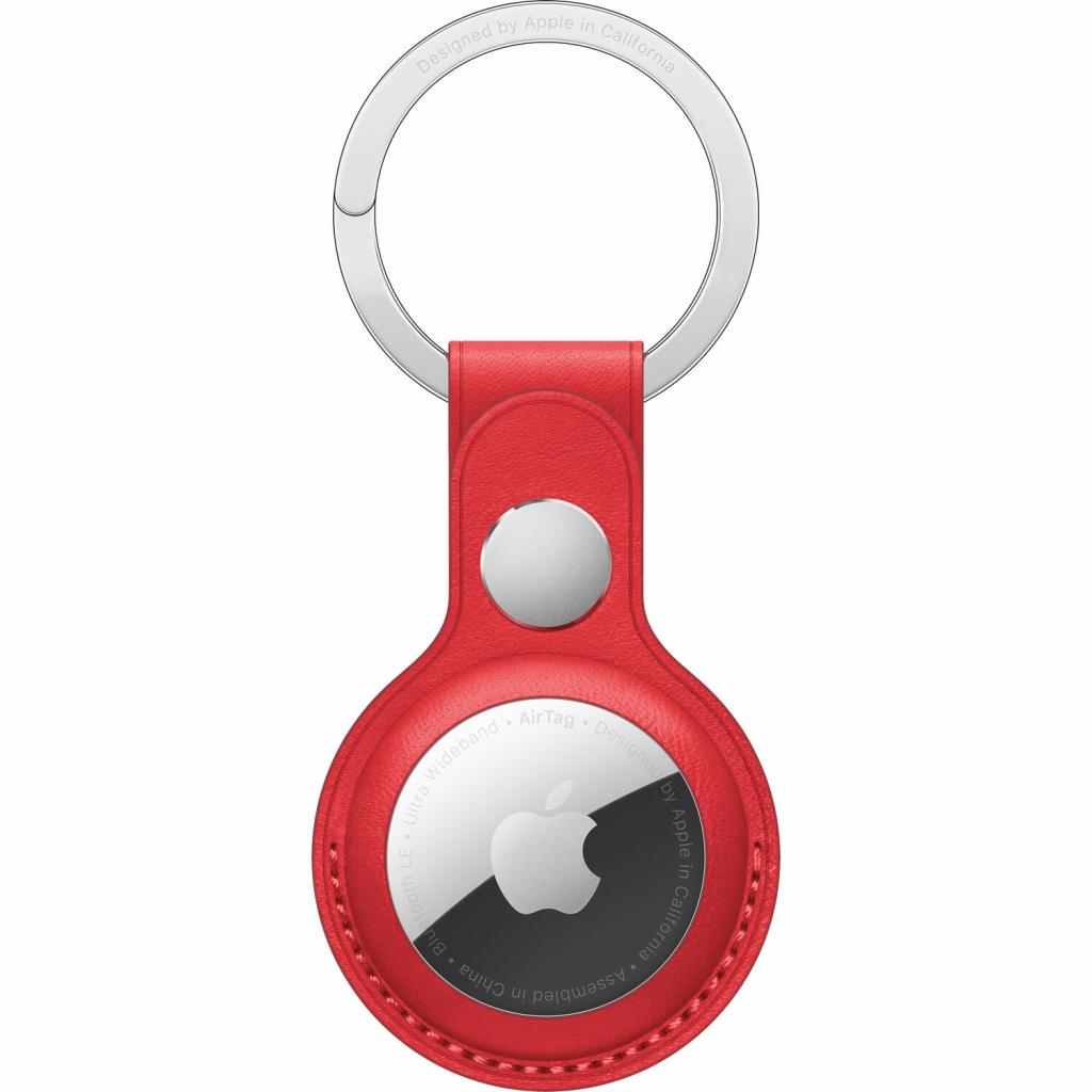 Брелок для AirTag Apple AirTag Leather Key Ring - (PRODUCT)RED (MK103ZM/A)