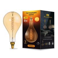 Лампочка Videx Filament PS160FASD 8W E27 2200K 220V (VL-PS160FASD-08272) зображення 2