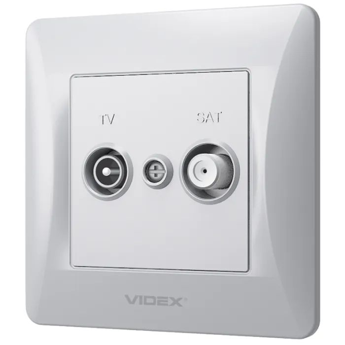 ТВ розетка Videx BINERA TV + SAT кінцева срібний шовк (VF-BNSK2TVSATE-SS) > ціни в Києві та Україні ТВ розетка Videx BINERA TV + SAT кінцева срібний шовк (VF-BNSK2TVSATE-SS)