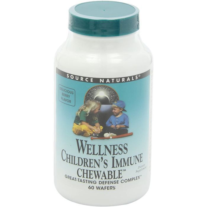 Витамин Source Naturals Детские Жевательные Витамины Для Иммунной Системы, Welln (SN2139)