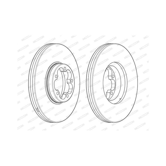 Тормозной диск FERODO DDF2468-1