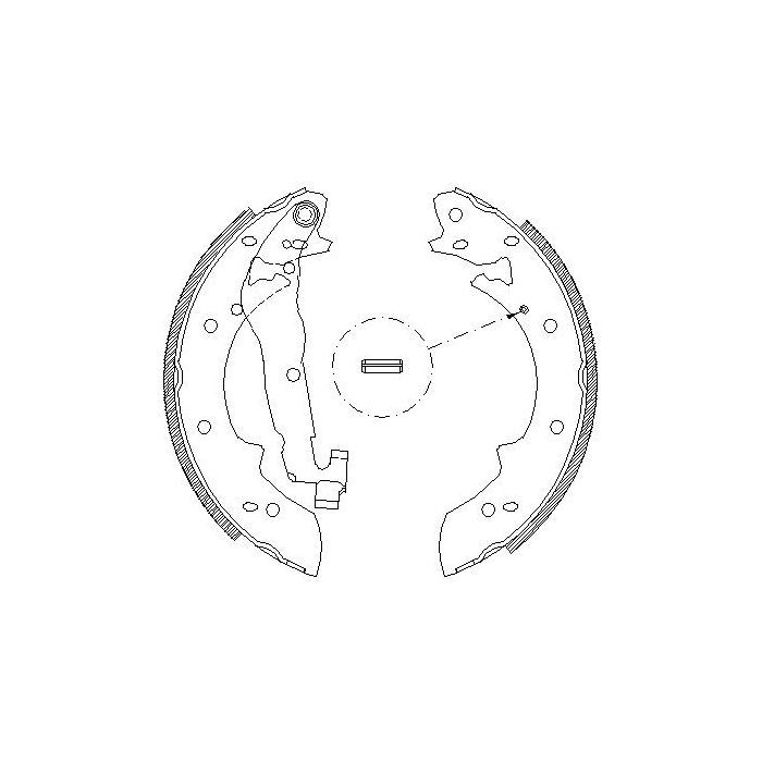 Гальмівні колодки REMSA 4027.02