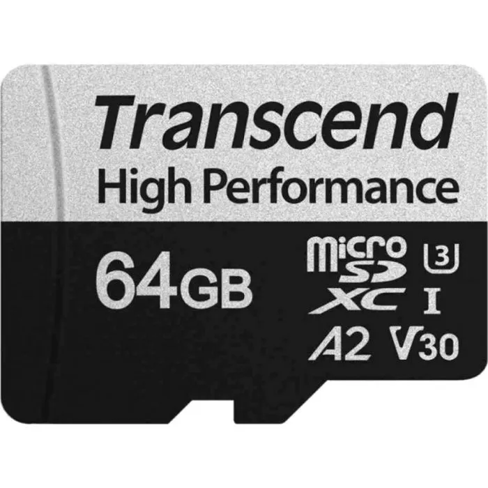 Карта пам'яті Transcend 64GB microSDXC class 10 UHS-I U3 A2 (TS64GUSD340S) зображення 2