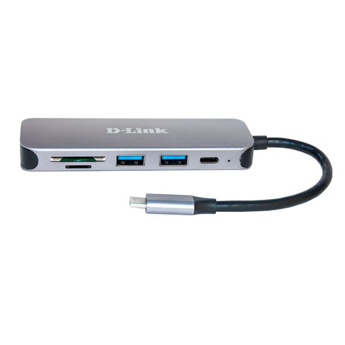 Концентратор D-Link DUB-2325 2xUSB3.0, 1xUSB TypeC, 1xSD, 1x-microSD, USB TypeC (DUB-2325) изображение 2