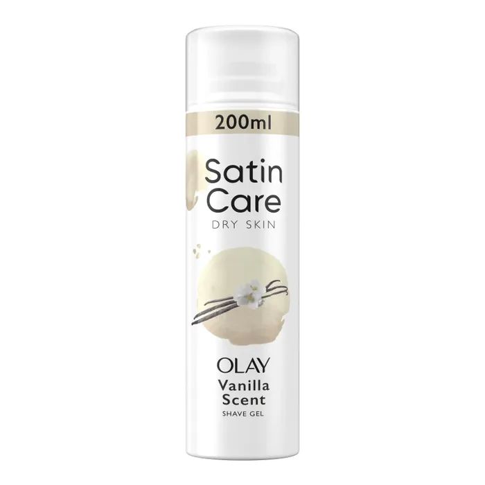Гель для гоління Satin Care Vanilla Cashmere для сухої шкіри 200 мл (7702018399567)