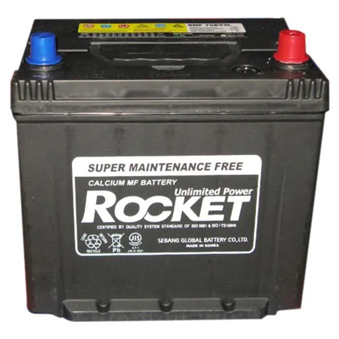 Аккумулятор автомобильный ROCKET 65Ah (SMF 75D23L)