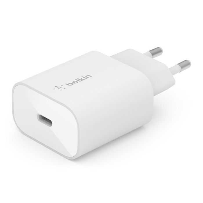 Зарядное устройство Belkin Home Charger 25W Power PD PPS USB-C, white (WCA004VFWH)