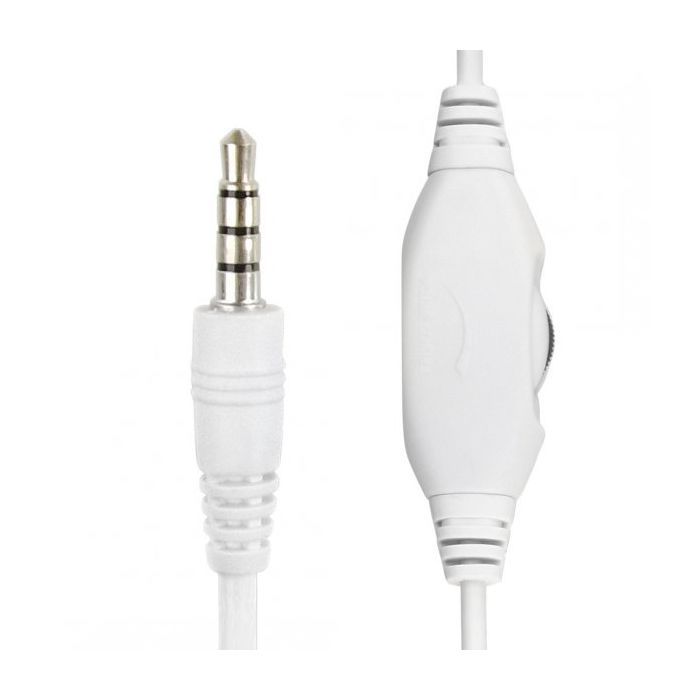 Наушники Gembird MHS-03 White/Red (MHS-03-WTRD) изображение 4