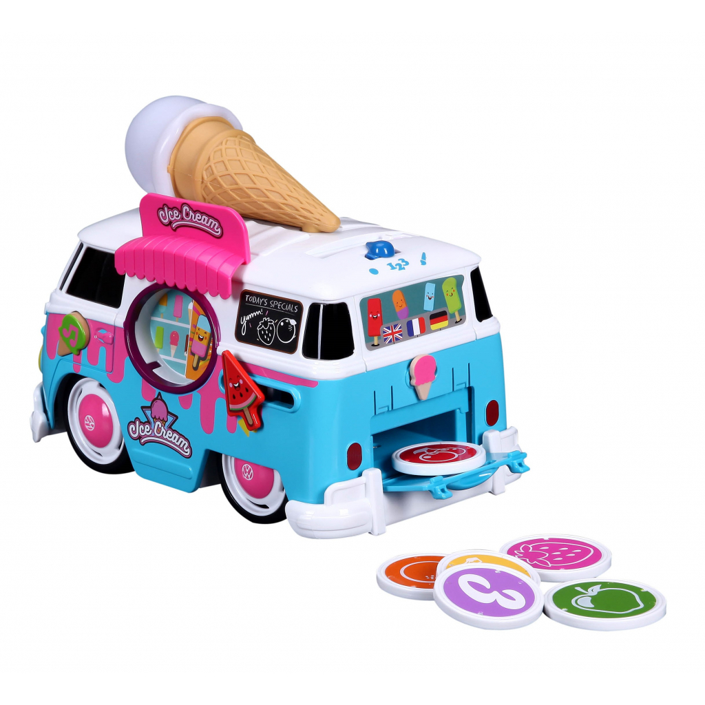 Машина Bb Junior Magic Ice Cream Bus VW Samba Bus (16-88610) зображення 2