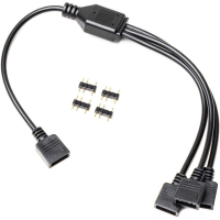 Photos - PCI Controller Card EKWB Контроллер вентилятора  EK-Loop D-RGB 3-Way Splitter Cable (3831109848 