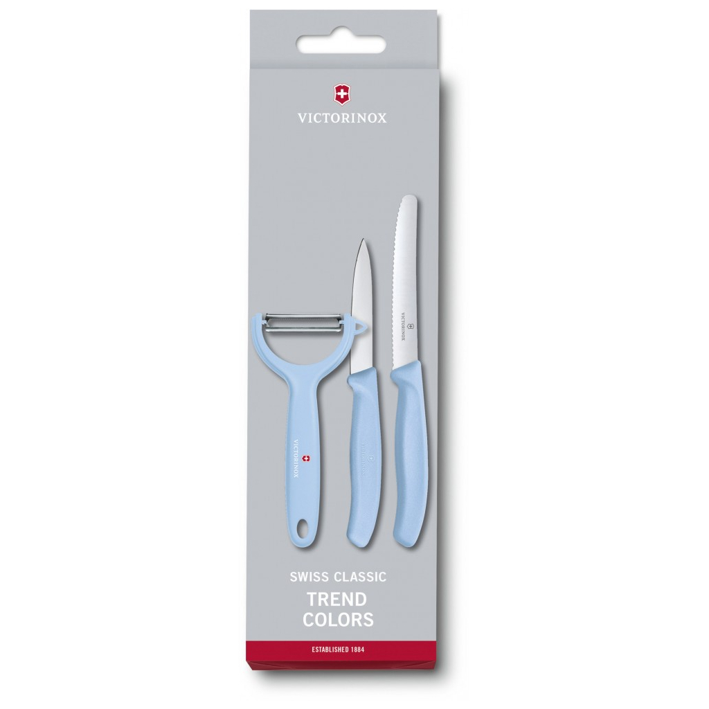 Набір ножів Victorinox SwissClassic Paring Set 3 шт Tomato and Kiwi Green (6.7116.33L42)