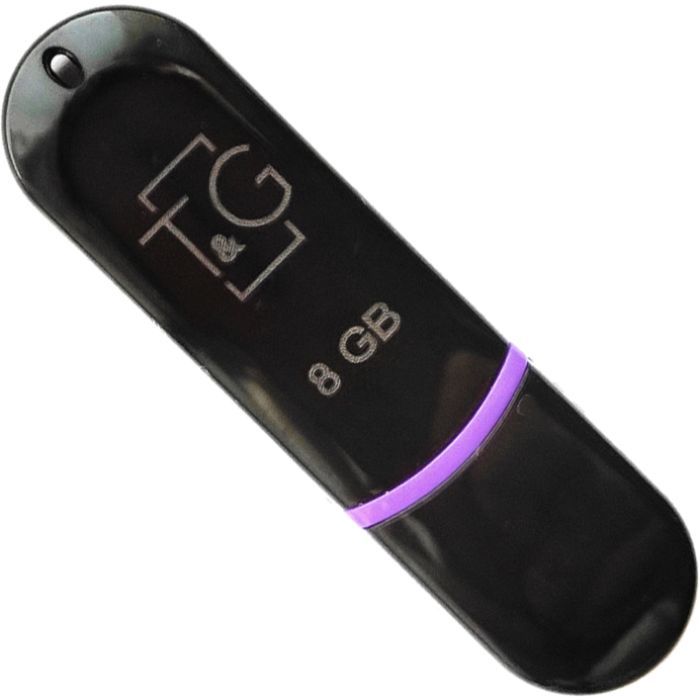 USB флеш накопитель T&G 8GB 012 Classic Series Black USB 2.0 (TG012-8GBBK)
