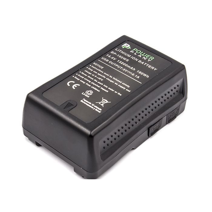Аккумулятор к фото/видео PowerPlant V-mount Sony BP-190WS 13200mAh (CB970223)